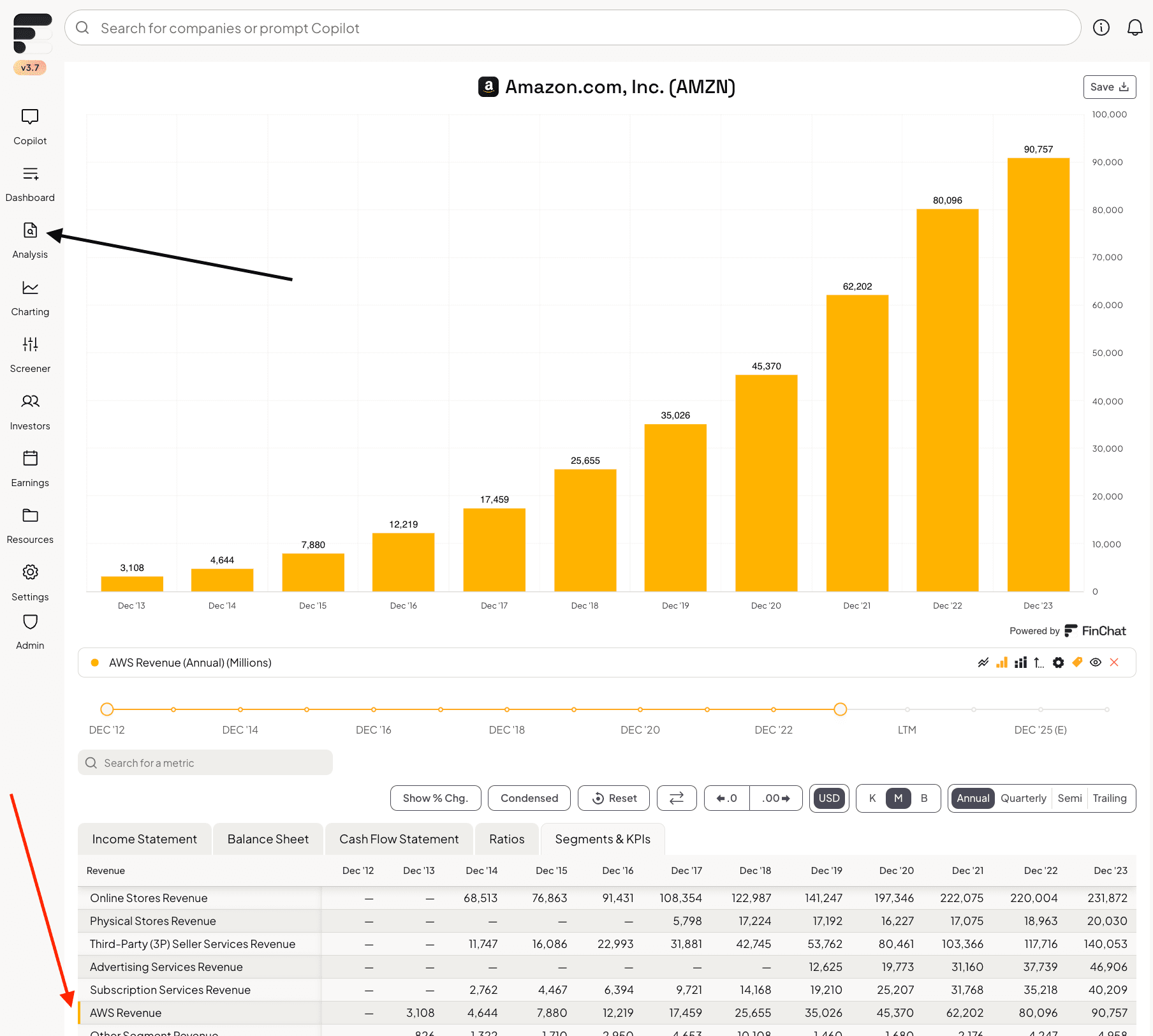 How to use FinChat